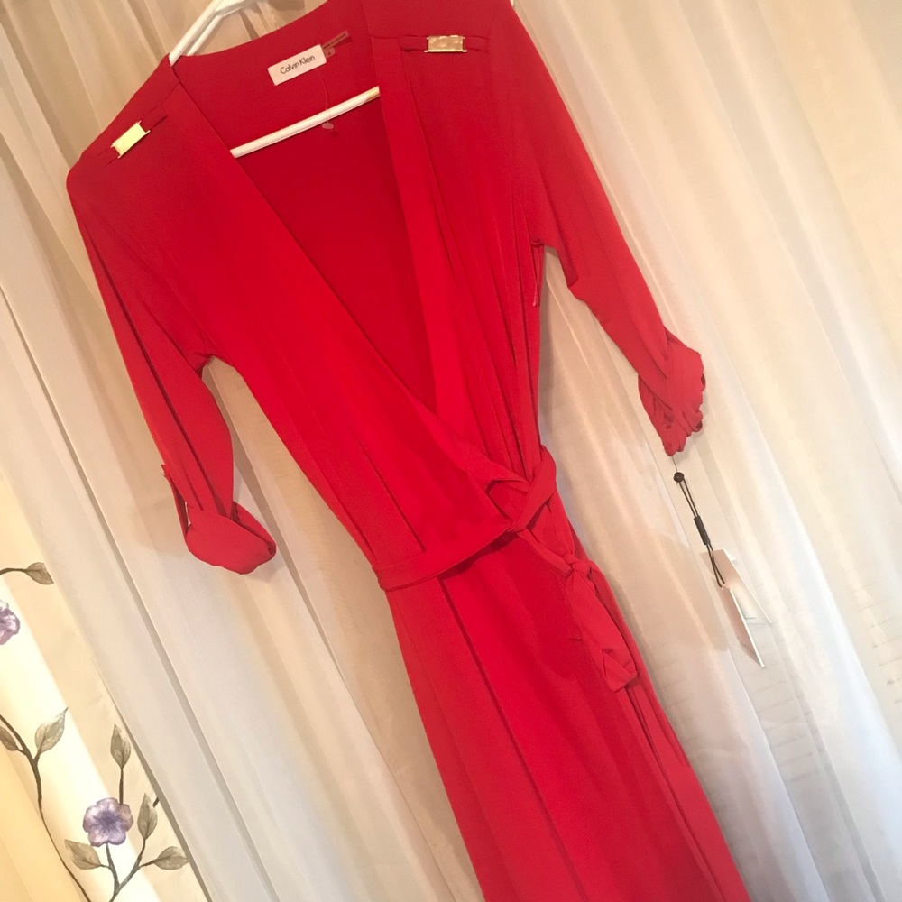Calvin Klein Wrap Dress
